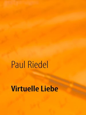 cover image of Virtuelle Liebe
